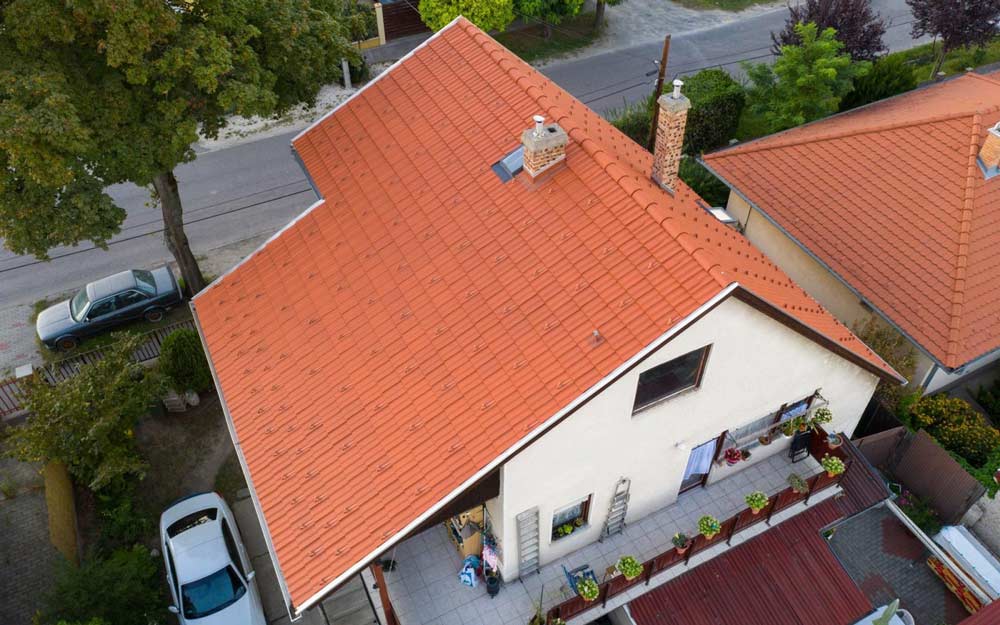 Tondach Twiston 9 tetőcserép, terrakotta