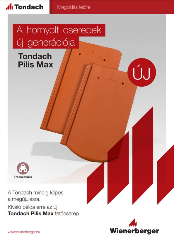 Tondach Pilis Max tetőcserép
